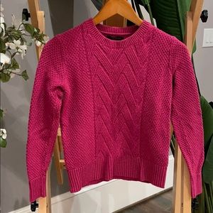 Magenta sweater banana republic